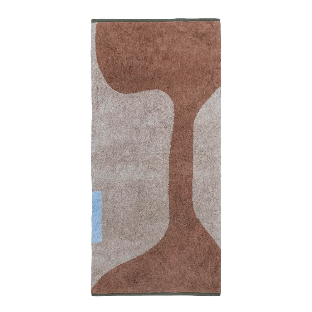 Mette Ditmer Figura golvmatta 150x70 cm tegelröd