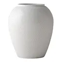 Rhombe Vas 25 cm Porslin Vit