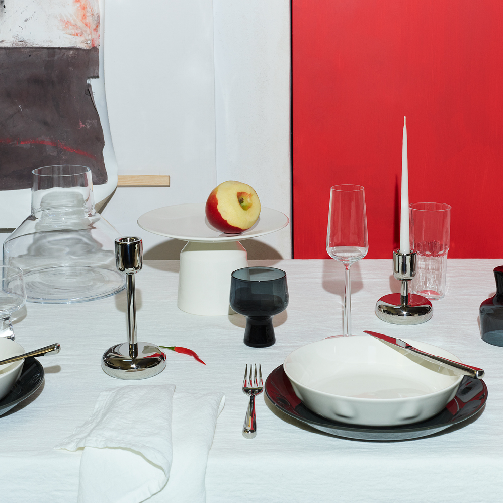 iittala Solare tallrik 27 cm stålgrå