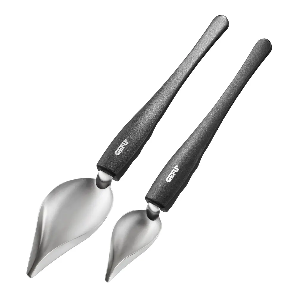 Koristelulusikka 2 kpl Ruostumaton