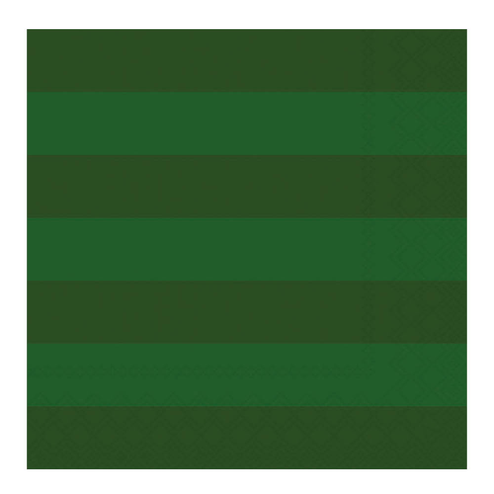 Ambiente - Servetti 33x33 cm 20 kpl Block Stripe Dark Green