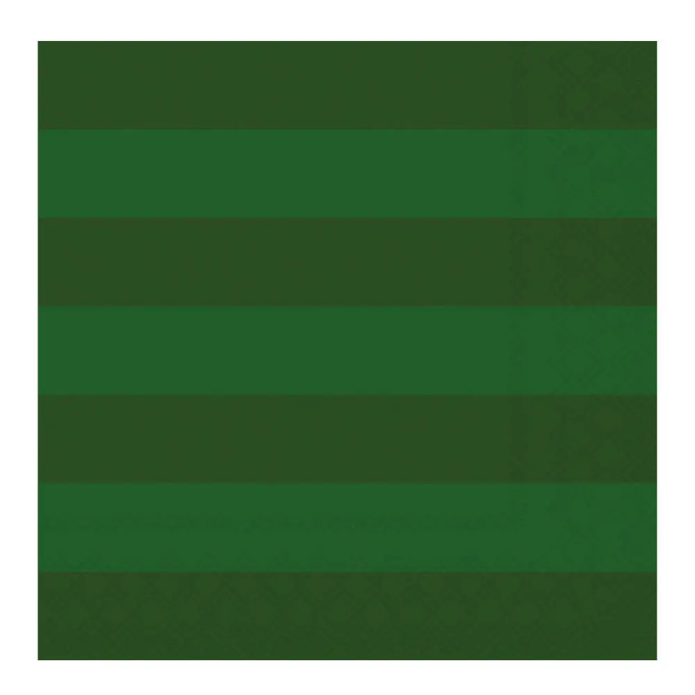 Lautasliina 33x33 cm 20 kpl Block Stripe Dark Green