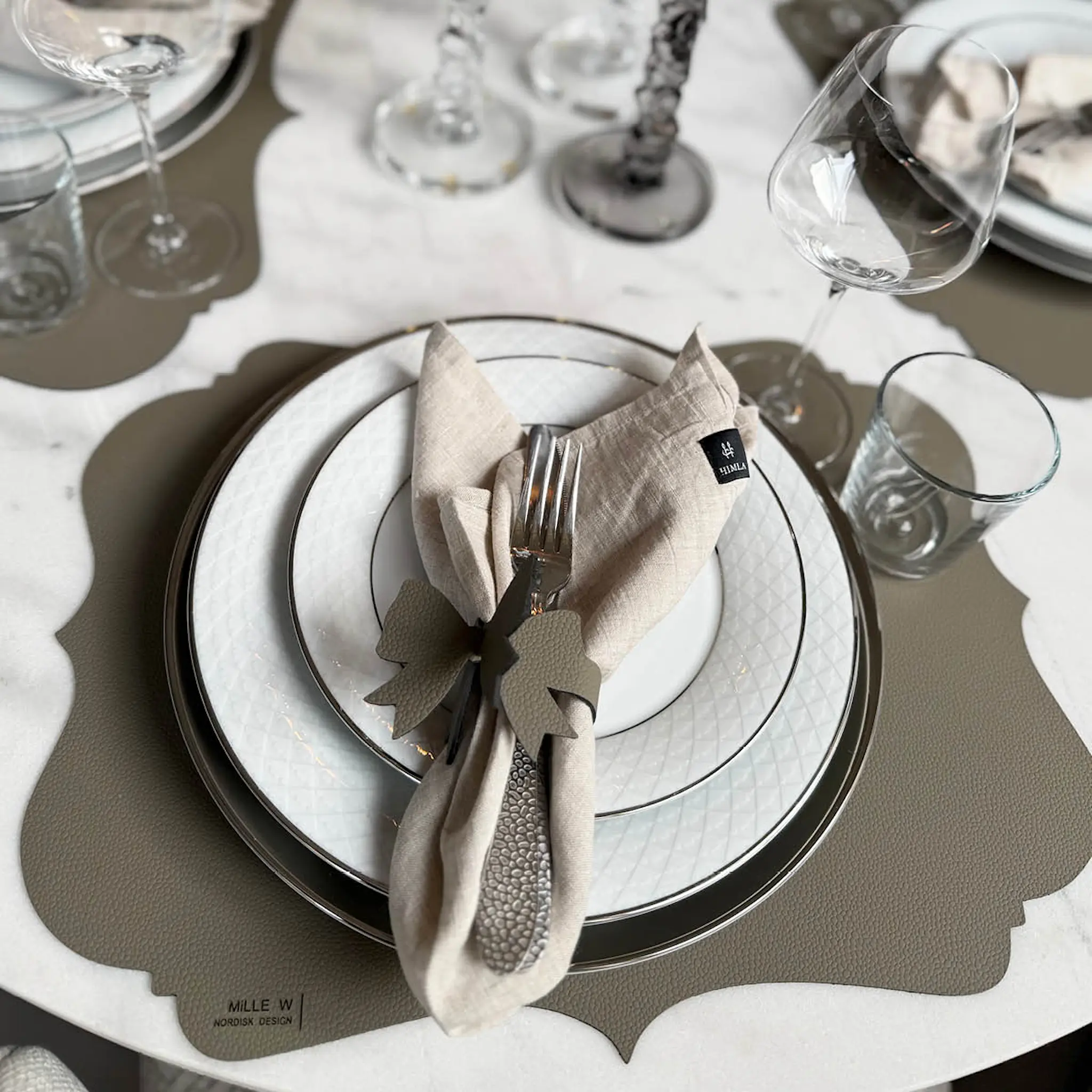 MiLLE W NORDISK DESIGN Vintage Pöytätabletti 44x35 cm Harmaa