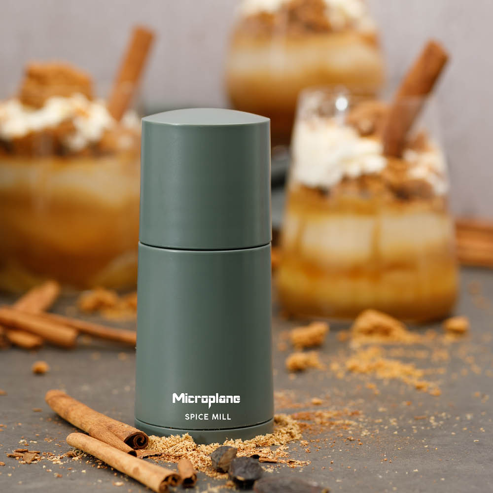 Microplane Spice Mill kryddkvarn 12 cm eucalyptus green