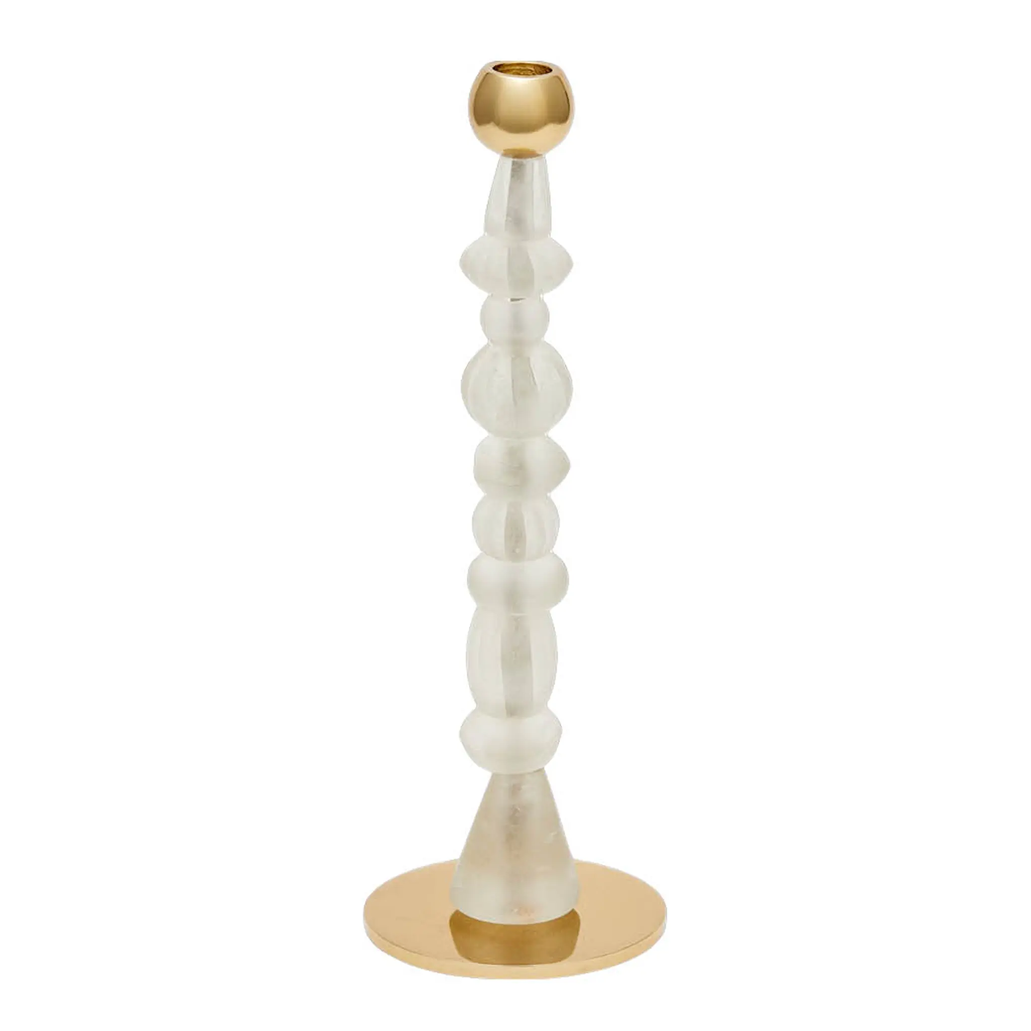 Pols Potten Beads ljusstake S 34 cm vit