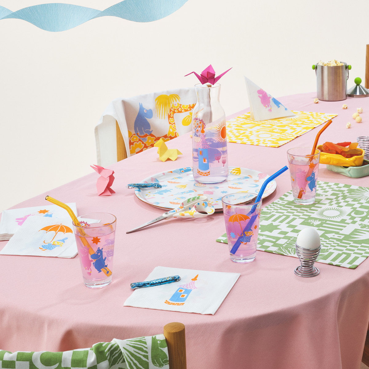 Moomin Arabia Mummi Fest serviett 33x33 cm 20 stk