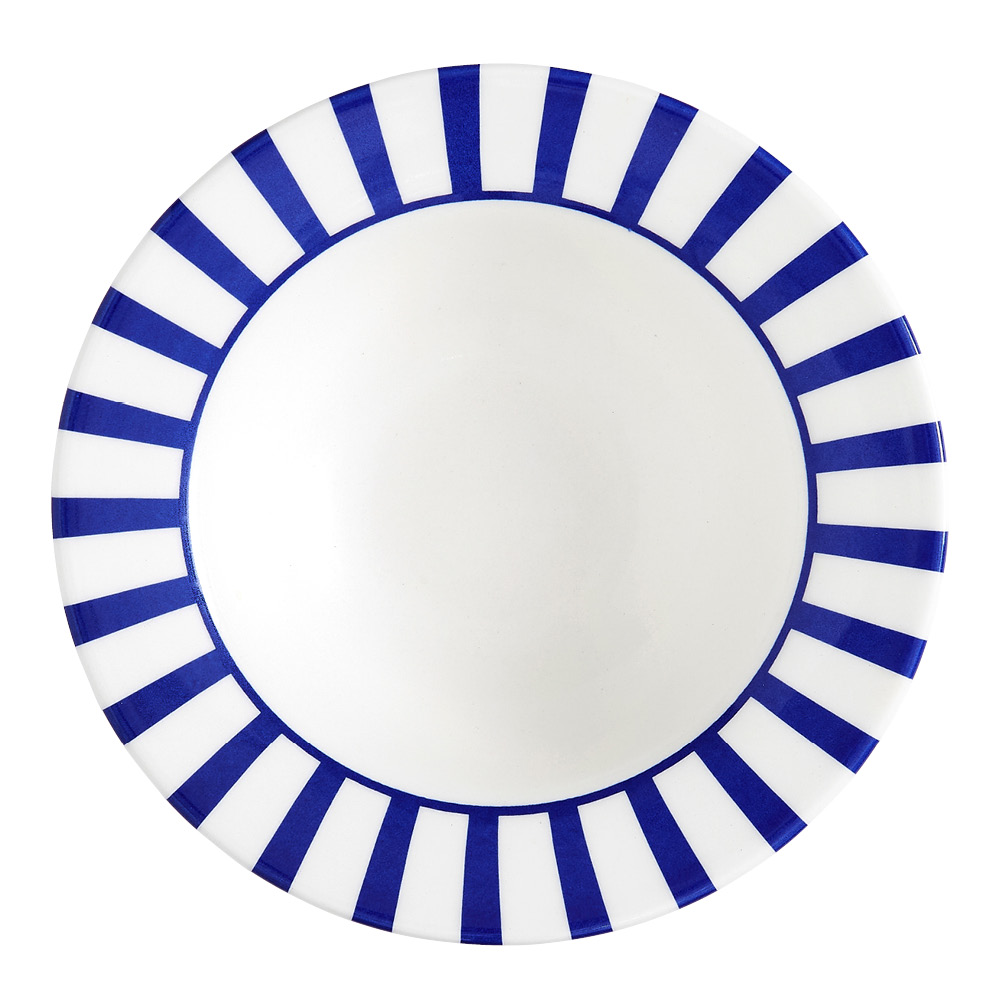 Spode Steccato skål 19 cm koboltblå