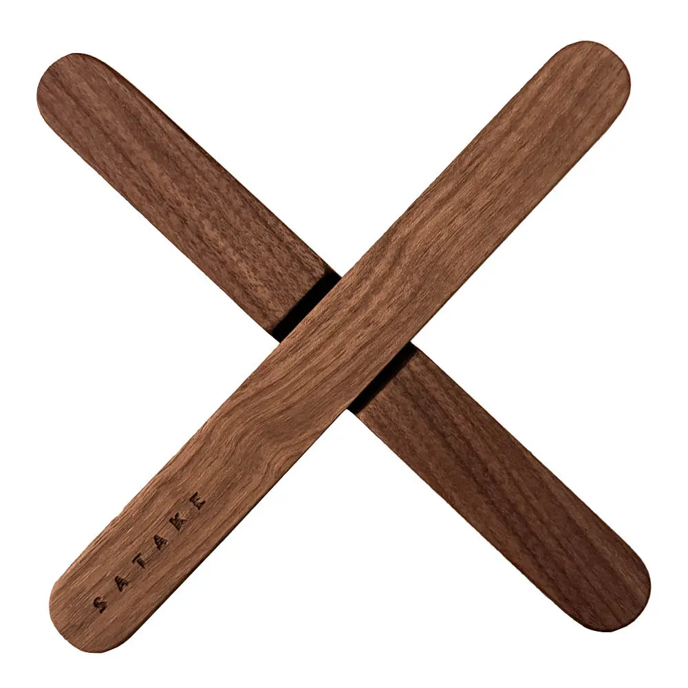 Magneettinen pannunalunen 19 cm Pähkinäpuu