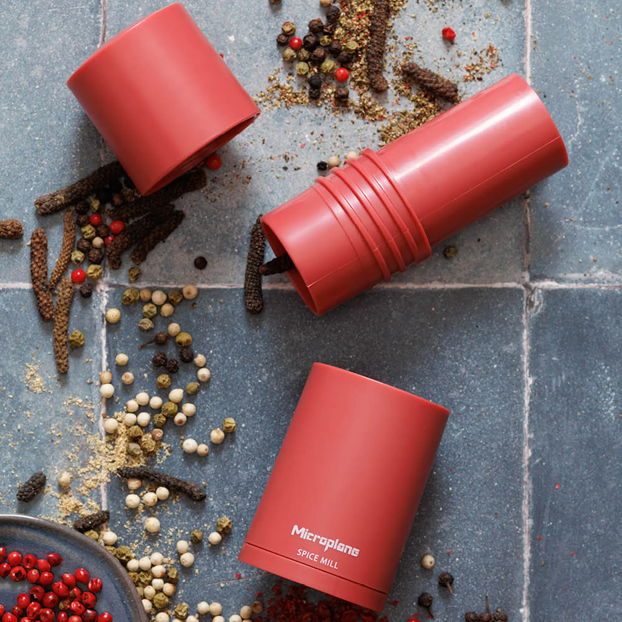 Microplane Spice Mill kryddkvarn 12 cm lipstick pink