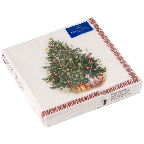 Villeroy &amp; Boch Winter Specials juleservietter juletre 33 cm