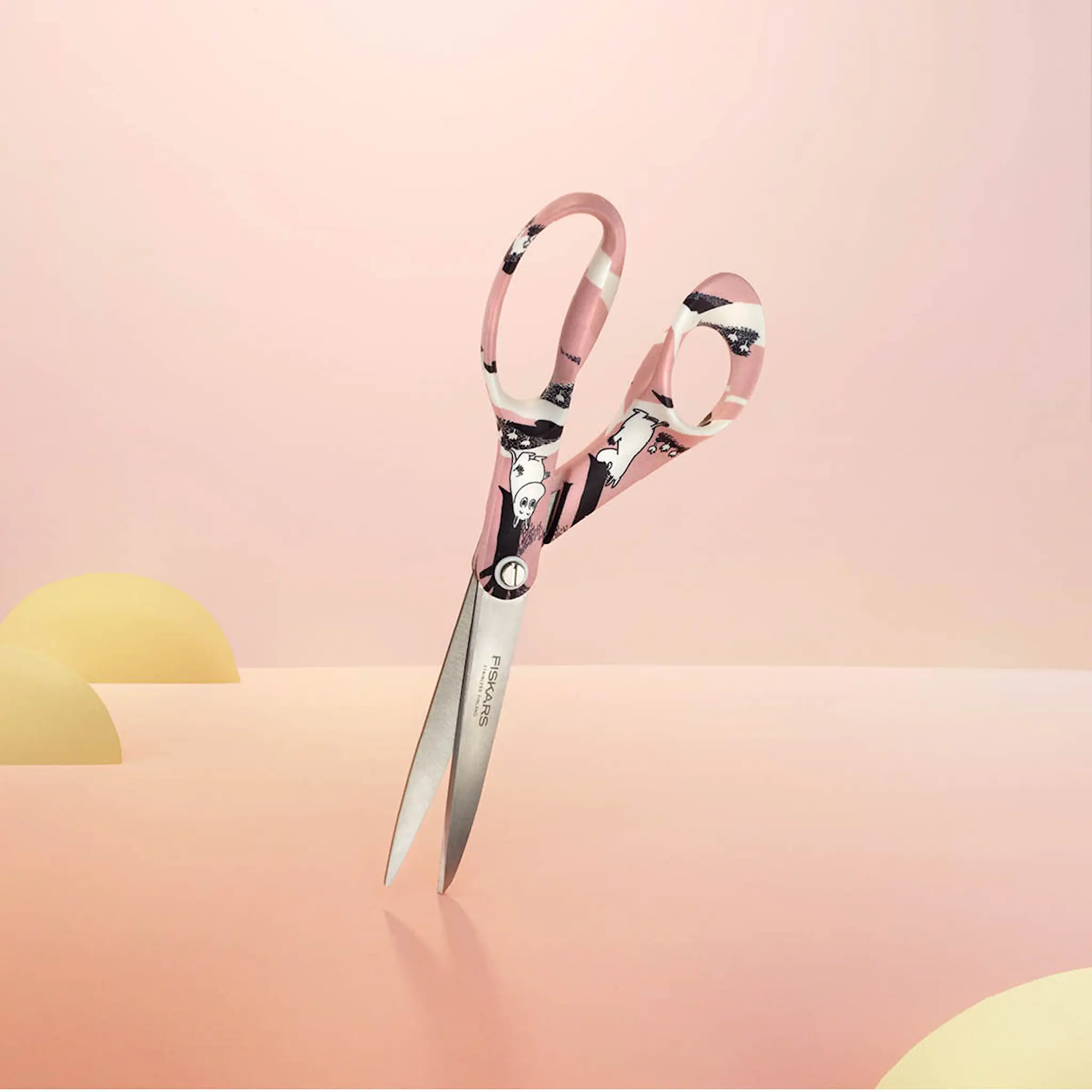Moomin Fiskars Mumin Universalsax 21 cm Love Rosa