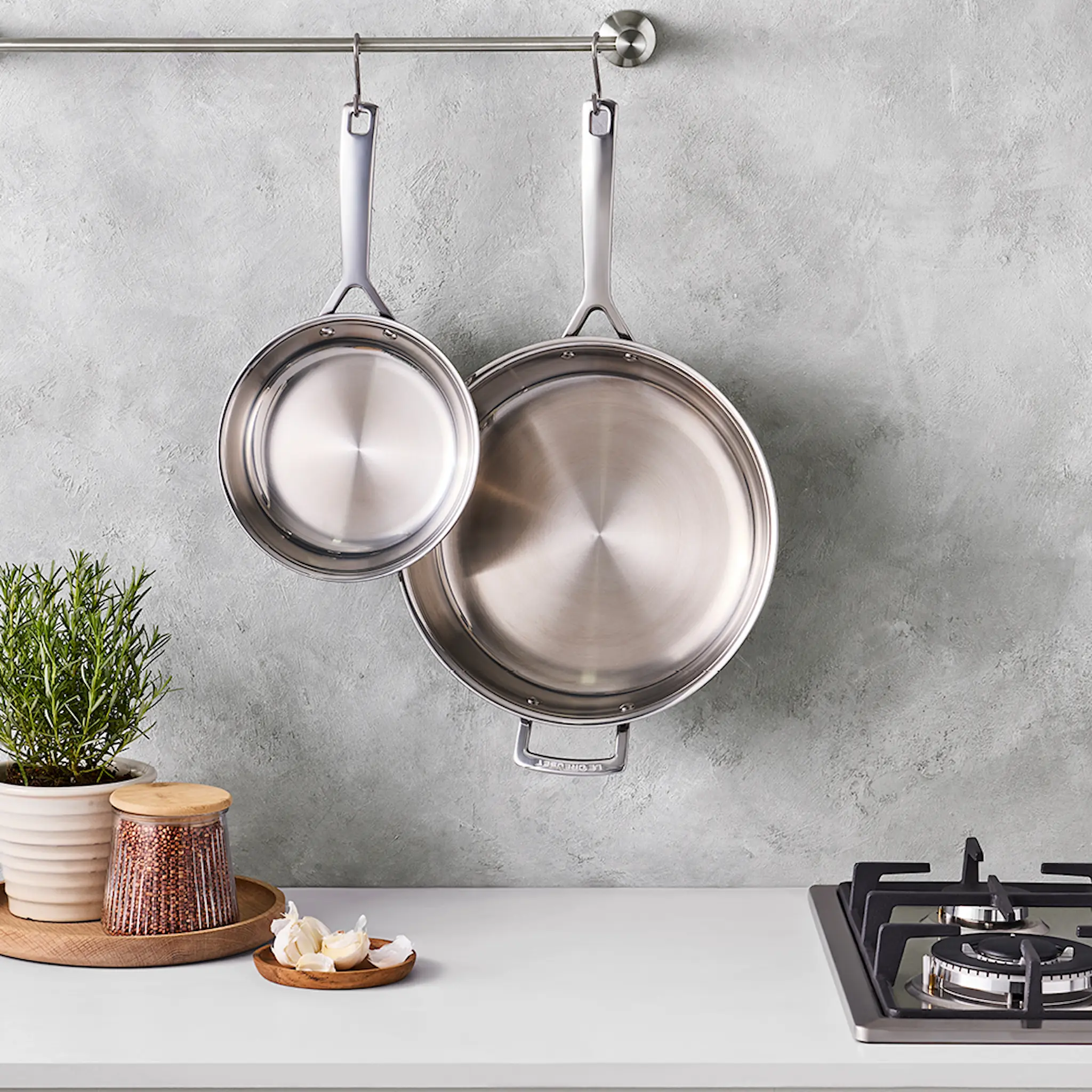 Le Creuset Classic 3-ply stekpanna 20 cm utan beläggning