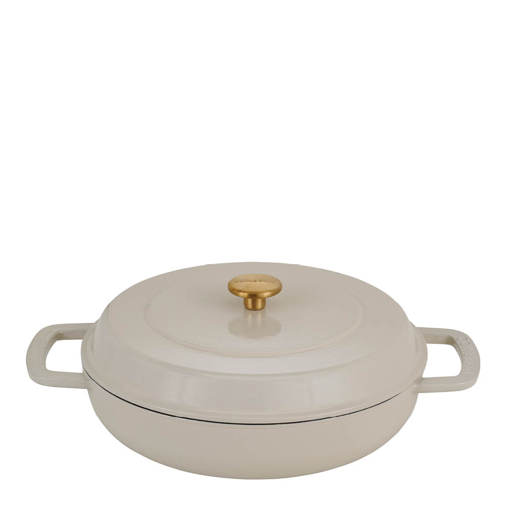 Combekk Braiser gjutjärnsgryta 28 cm 5 L sand
