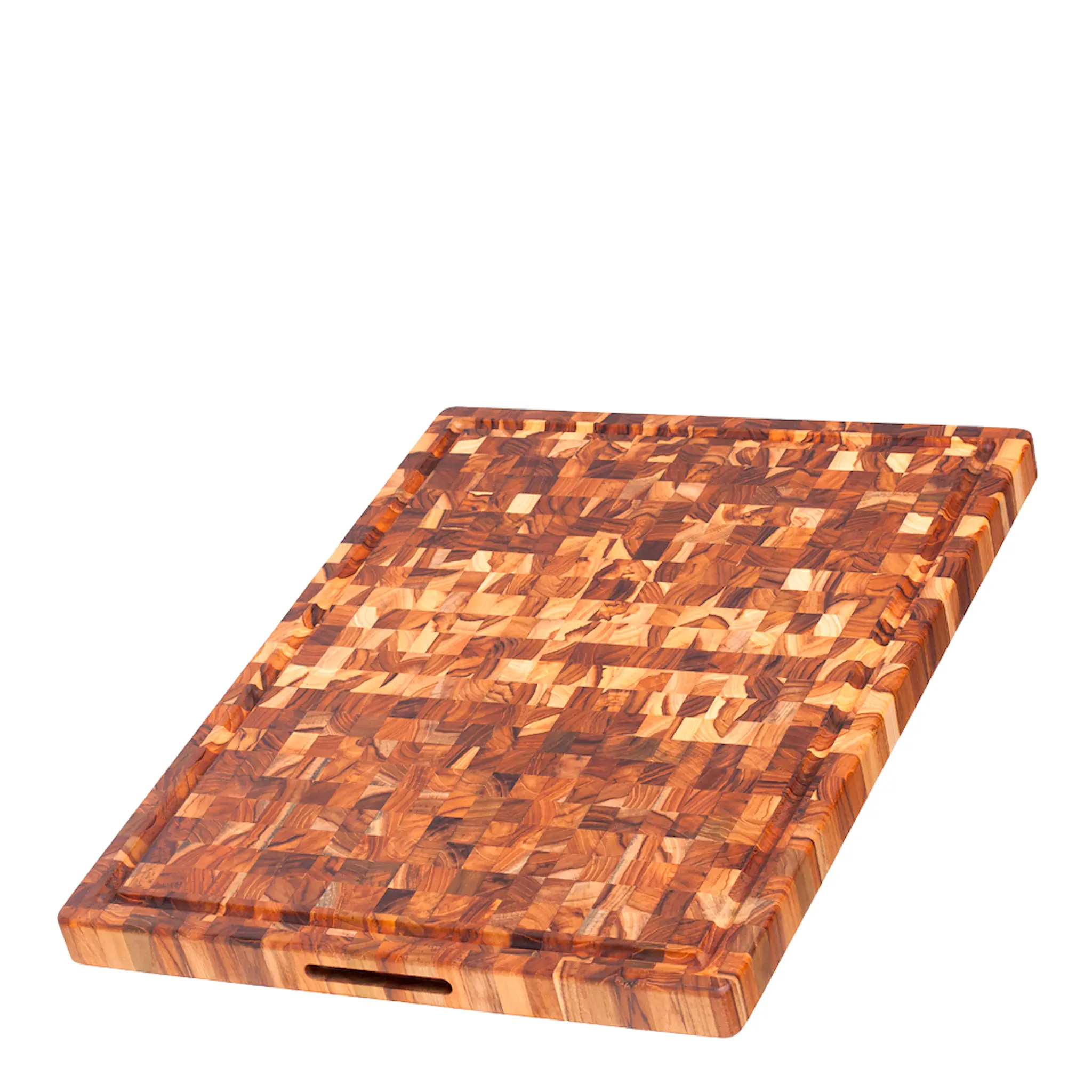 Teakhaus Butcher Block skärbräda ändträ 61x45 cm teak