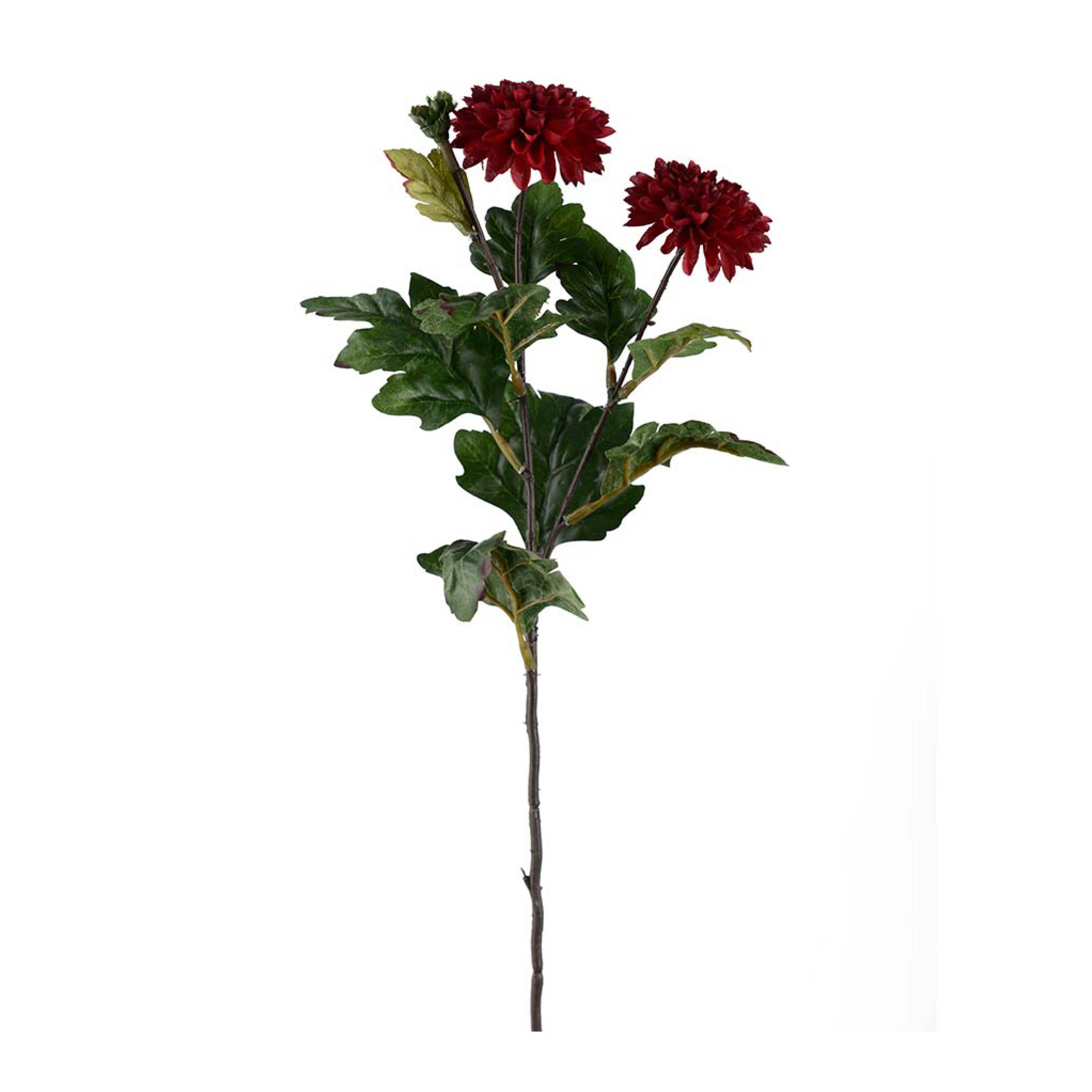 Mr Plant Krysantemum konstgjord snittblomma 53 cm vinröd