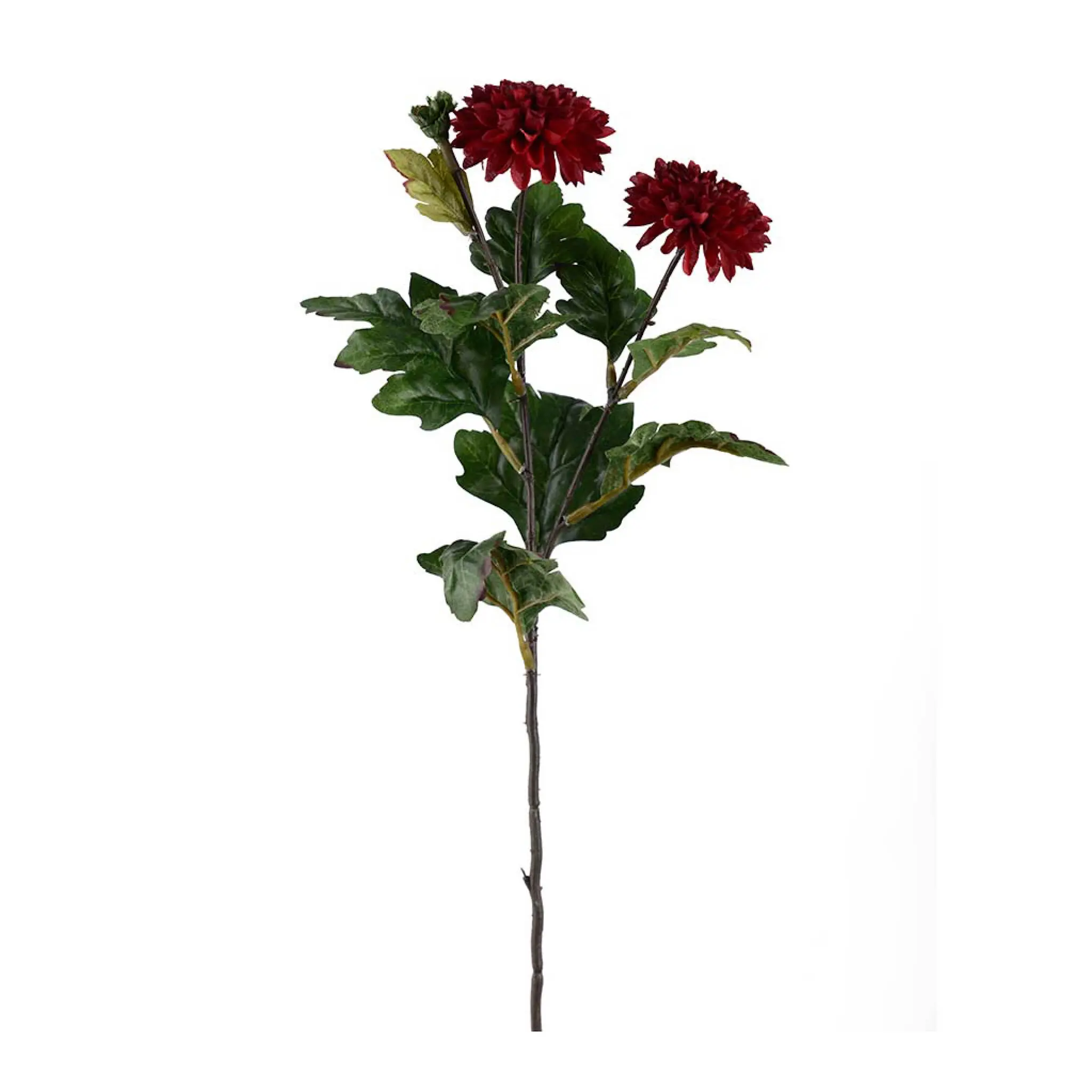 Mr Plant Krysantemum konstgjord snittblomma 53 cm vinröd
