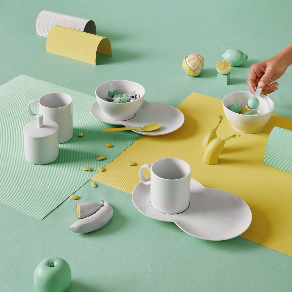 Thomas Loft frukostskål 53 cl 13 cm vit