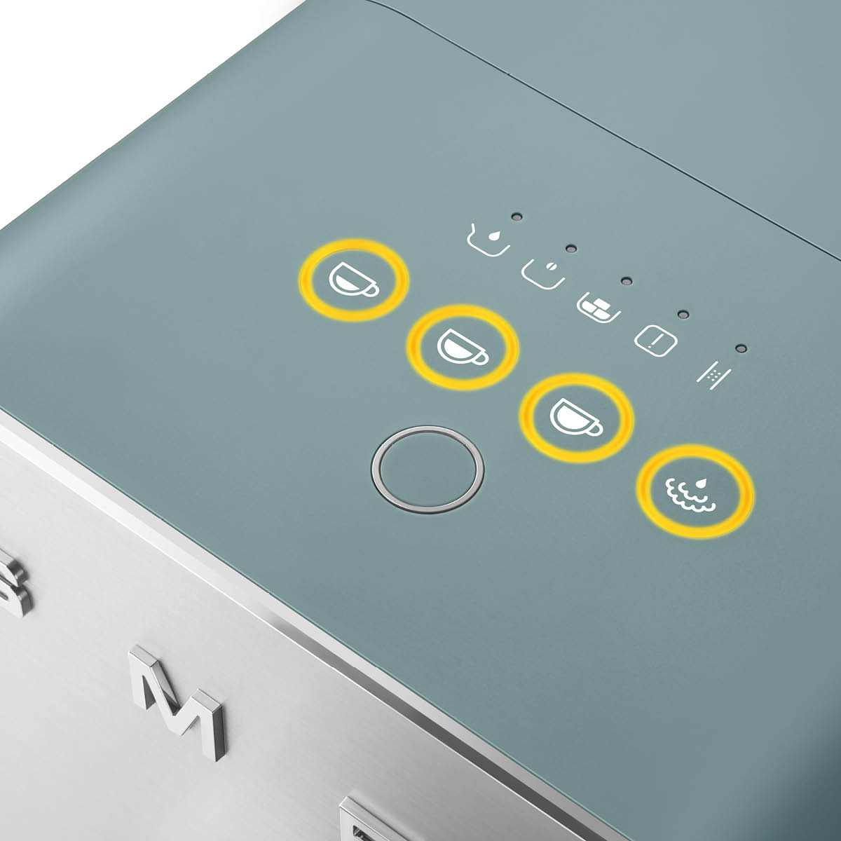 Smeg Smeg Kaffemaskin med Mjölkskummare BCC12 Emerald Green