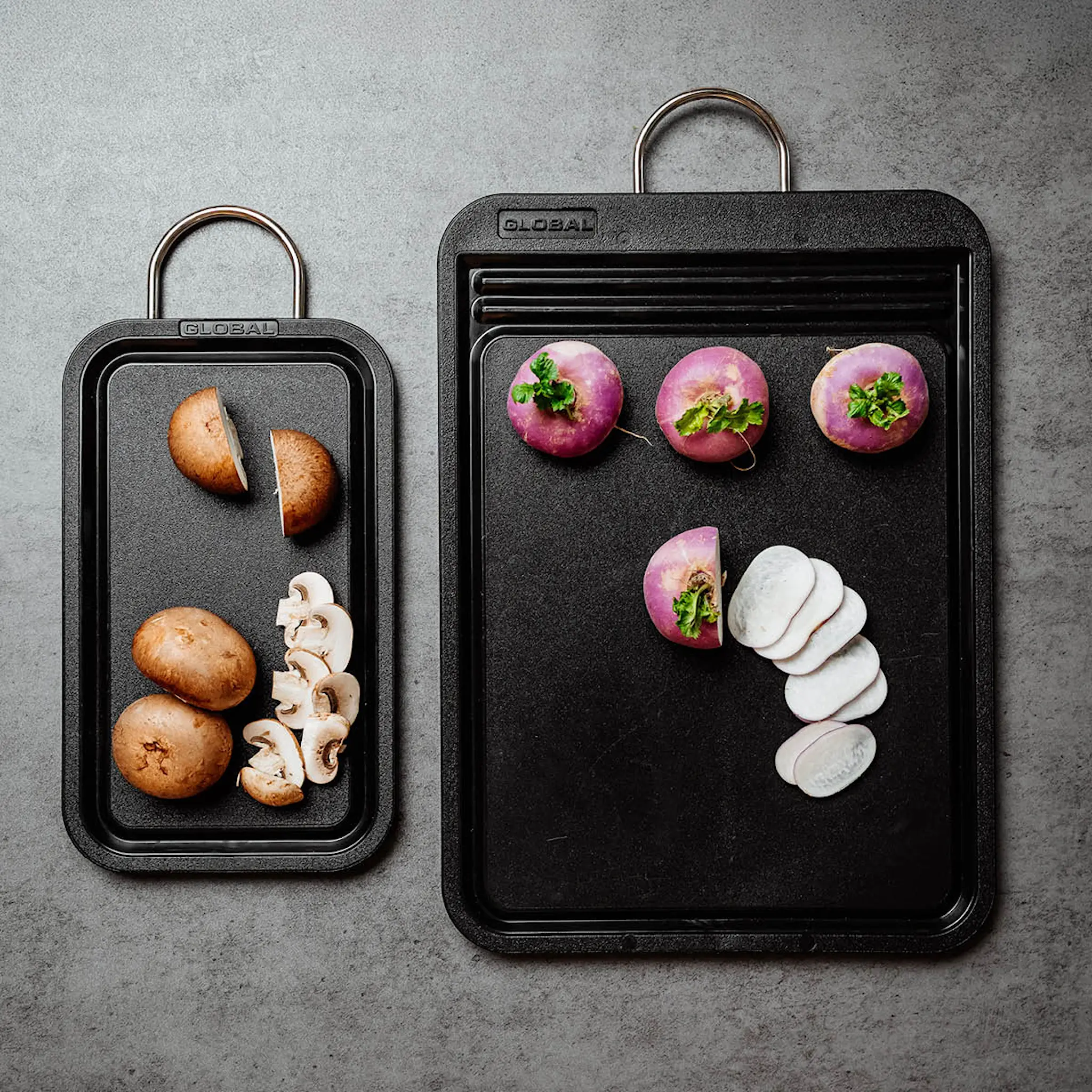 Global Skärbräda 2-pack svart