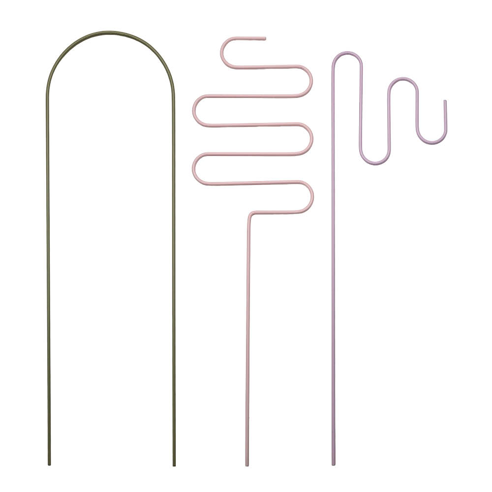 Muurla Blompinne 3-pack flerfärgad