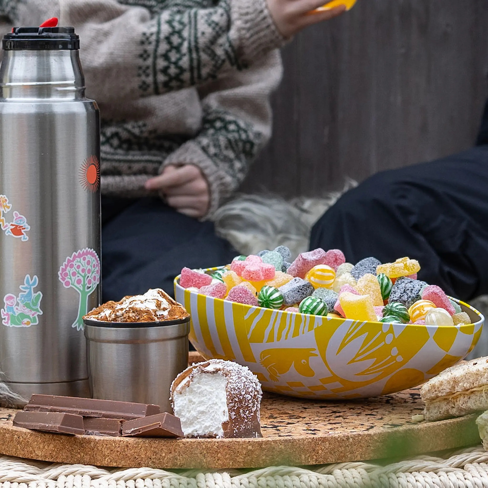 Modern House Mumin Fest vingummi sockerfri 120 g grön