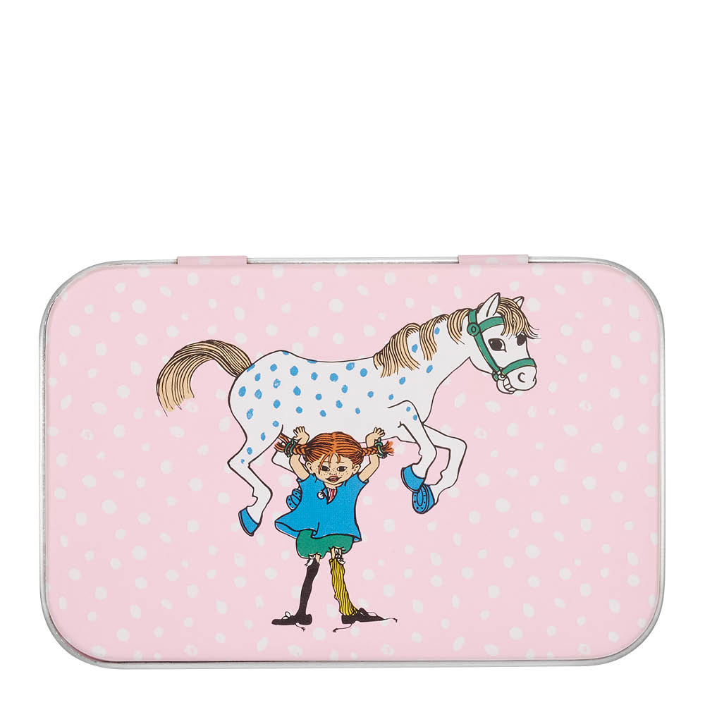 Muurla Pippi metallboks 10x6,5 cm Pippi & Lille Gubben