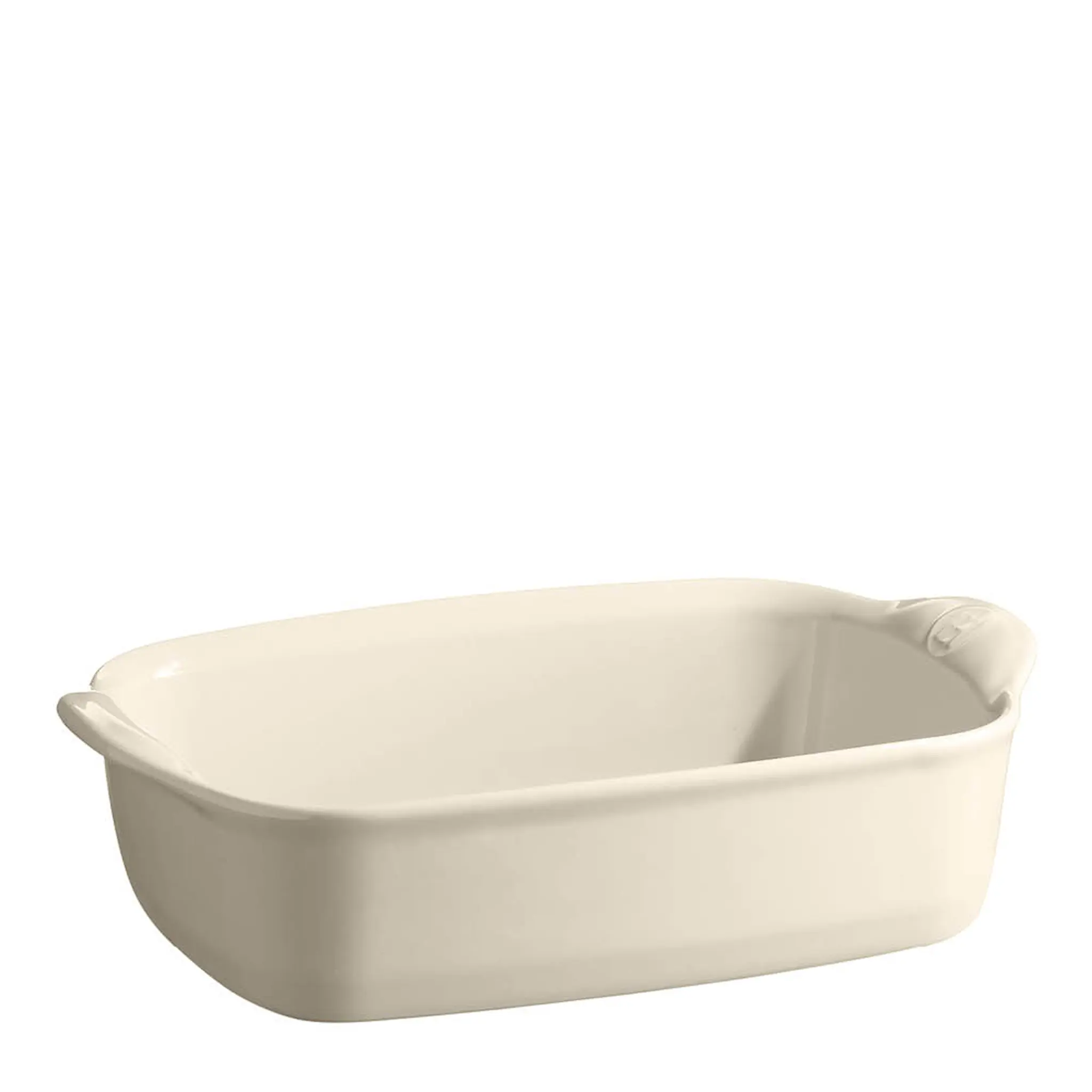 Emile Henry Ugnsform rektangulär 30 cm 1,55 L kräm