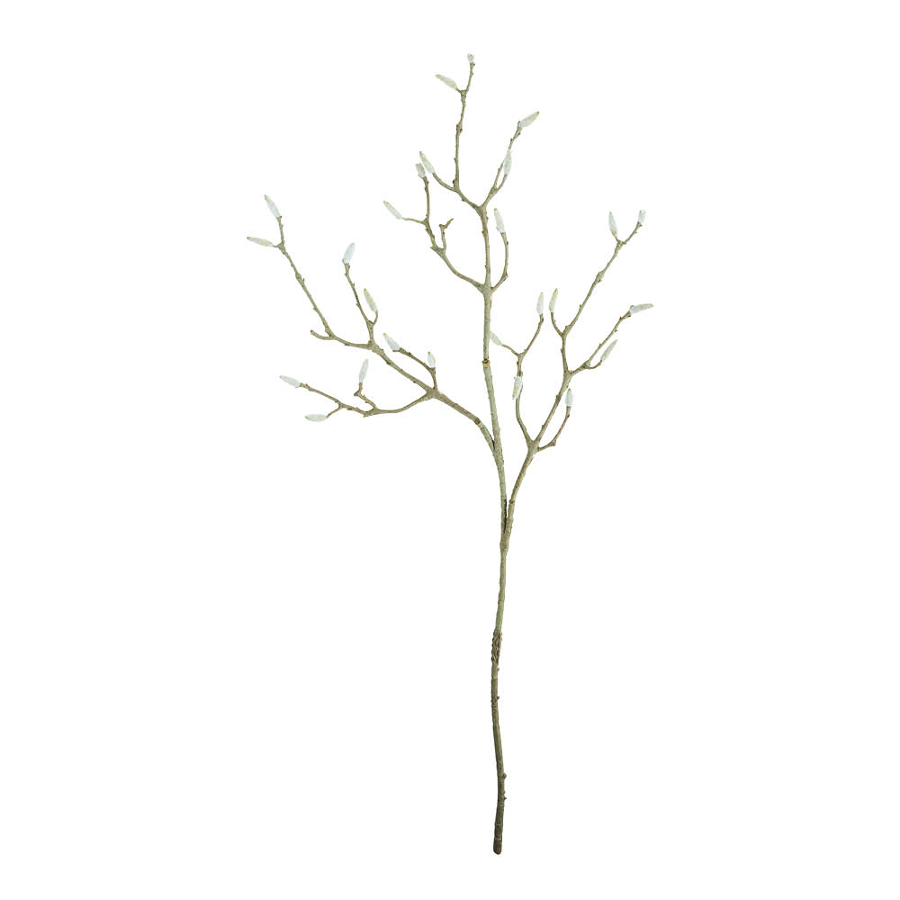 House Doctor Leaves Tekokukka Pajunoksa 40x95 cm Valkoinen