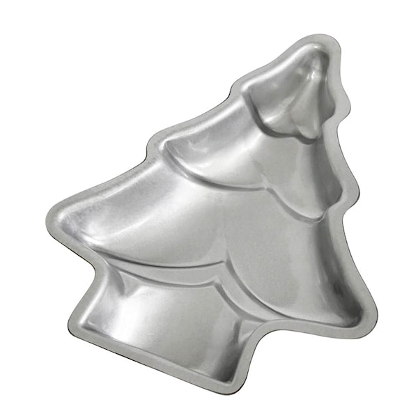 Bakform julgran 32x25 cm aluminiserat stål