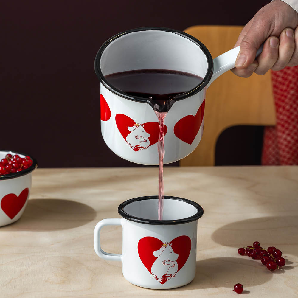 Muurla Muumi emalikattila 1,3 L Sydän