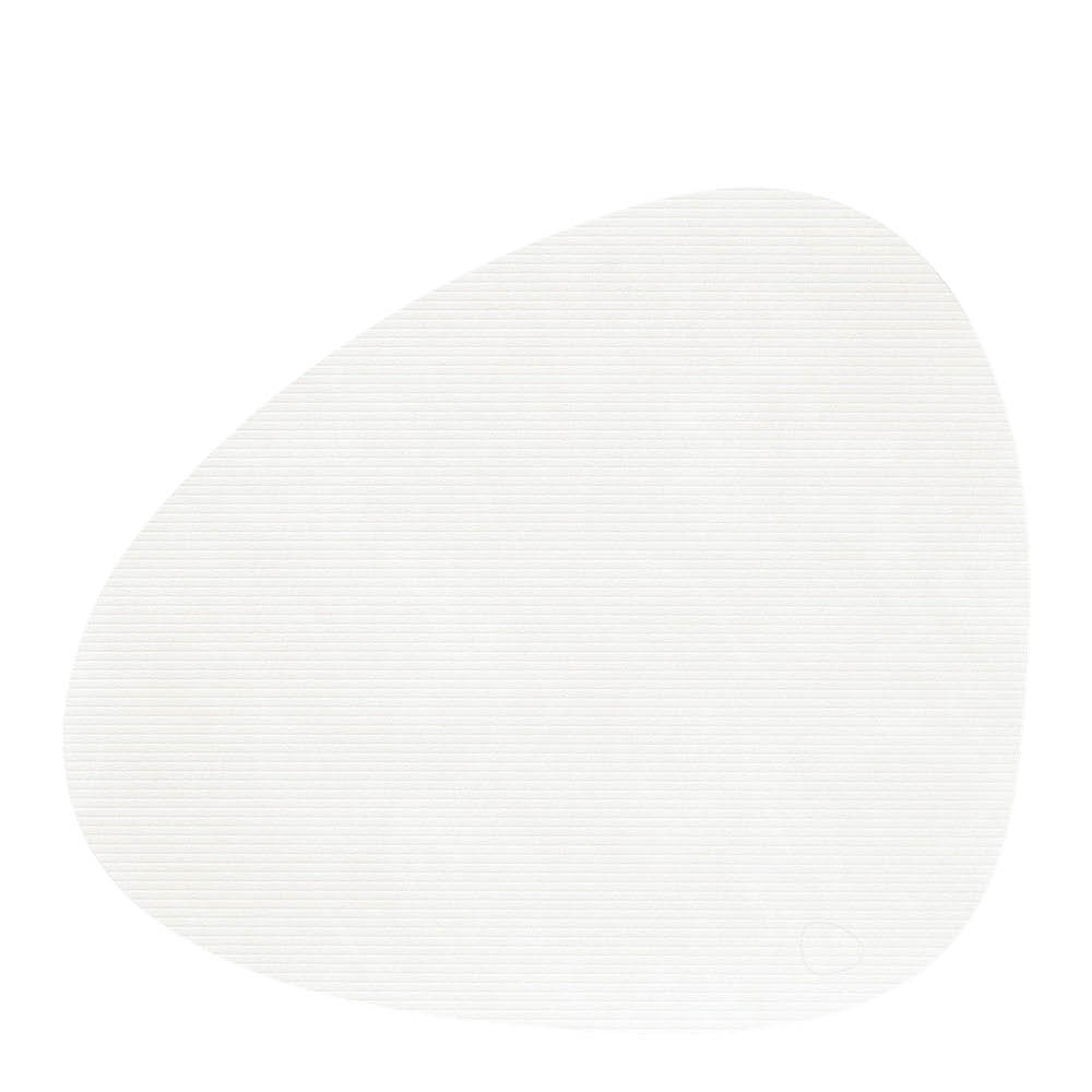 LIND DNA Curve Corduroy bordstablett 37x44 cm Pure White