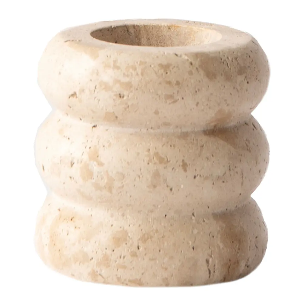 Travertin Kynttilänjalka 8 cm