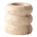 Travertin ljusstake medium 8 cm