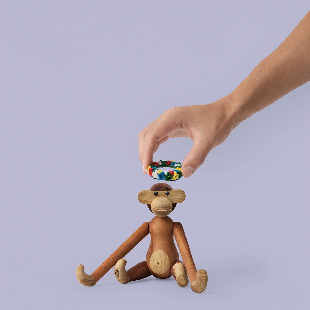 Kay Bojesen Denmark Midsommarkrans till Lilla Apan/trädjur