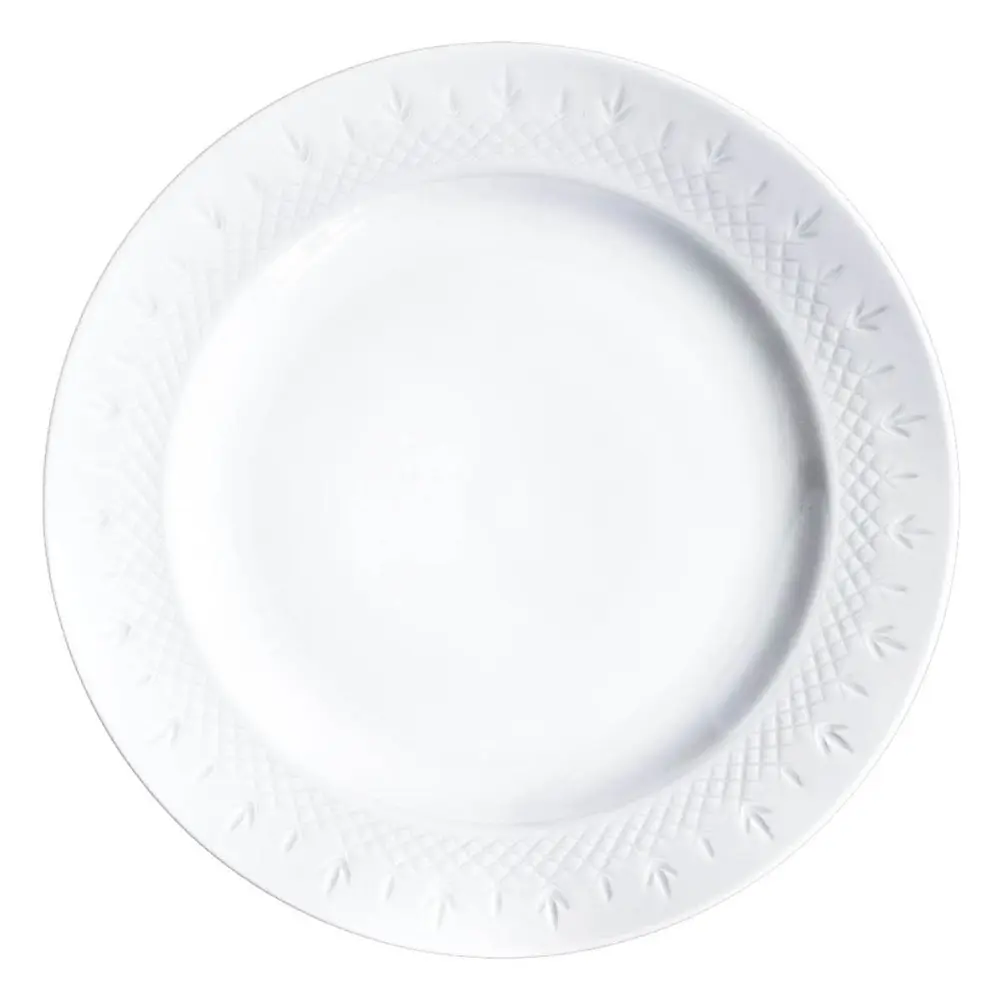 Crispy Porcelain Lautanen 25 cm Valkoinen