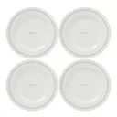 Icons tallrik 22 cm 4-pack vit/blå