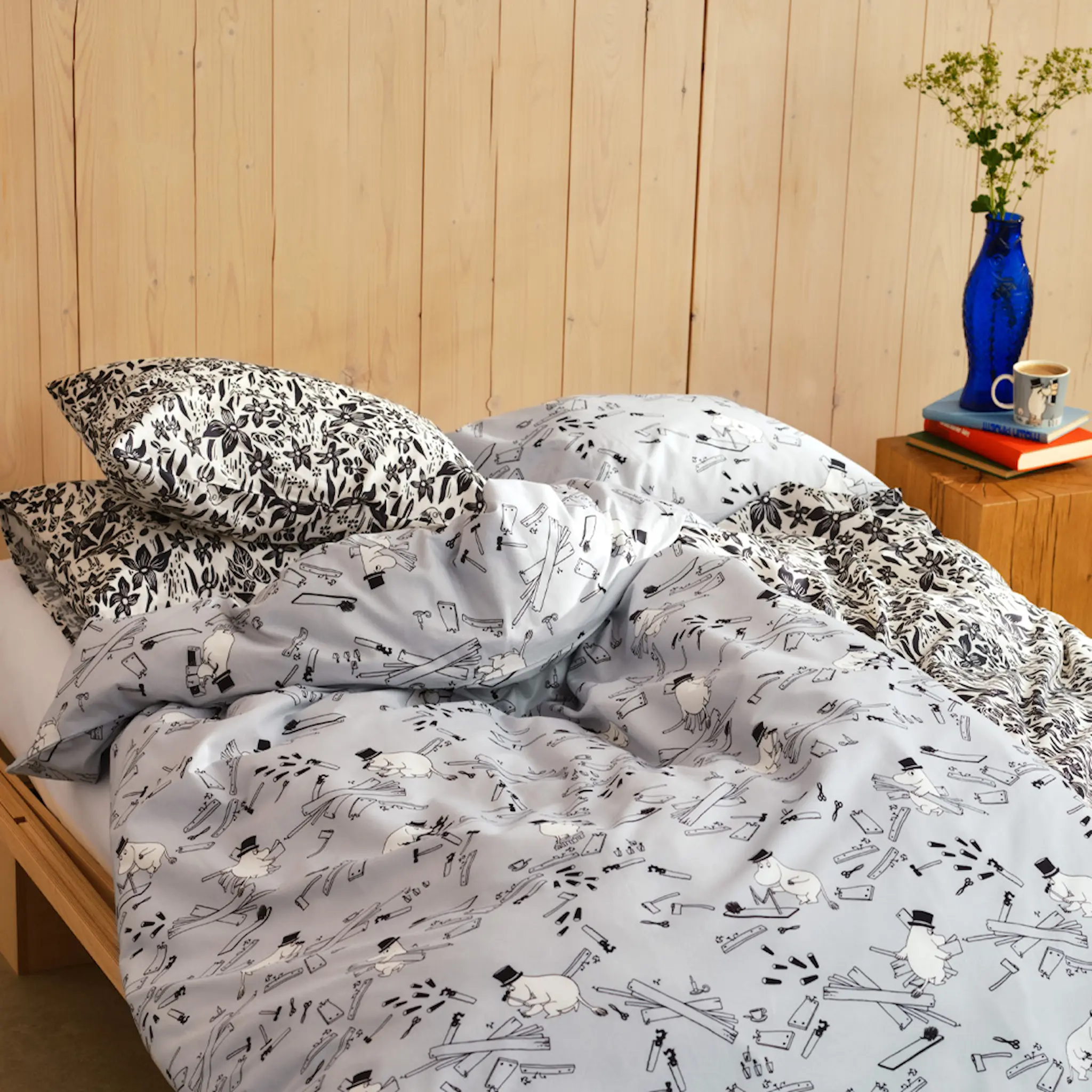 Moomin Arabia Muumi Pussilakanasetti 150x210 cm Muumipappa