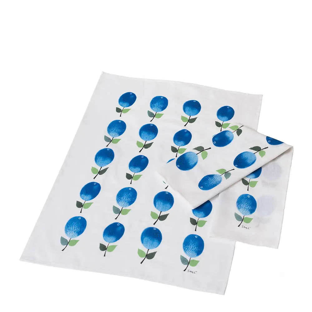 Prunus Keittiöpyyhe 50x70 cm Sininen