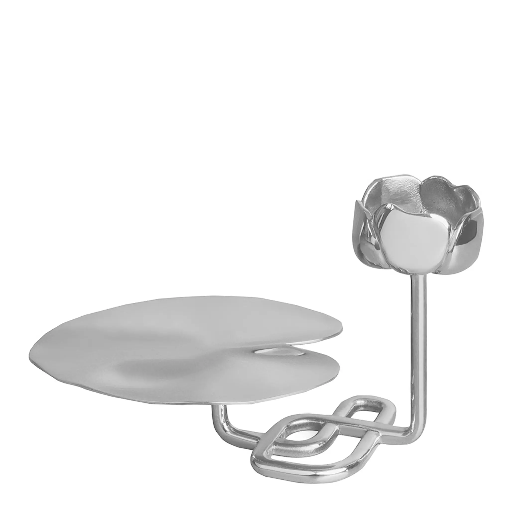 Hilke Ninfea No.2 NP ljusstake 21 cm silver