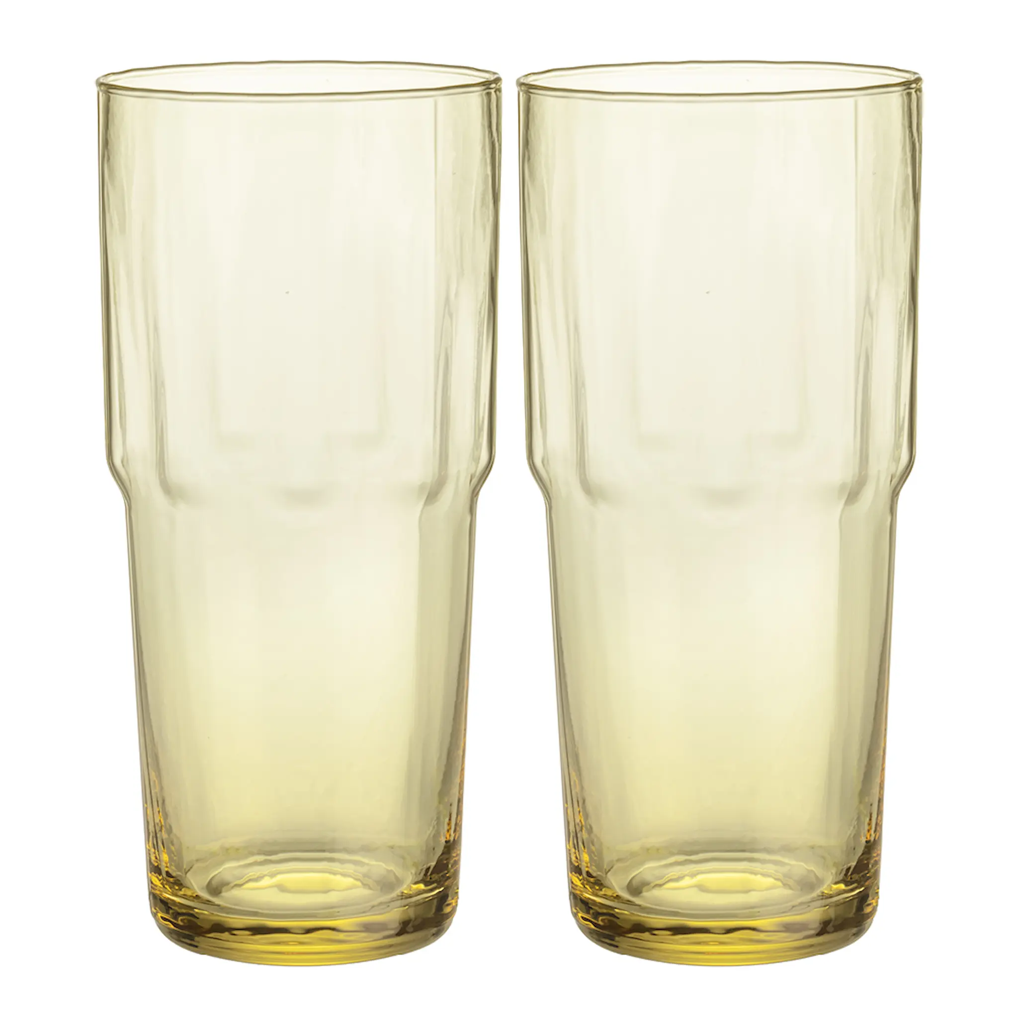 iittala Solare högt glas 39 cl 2-pack eldgul