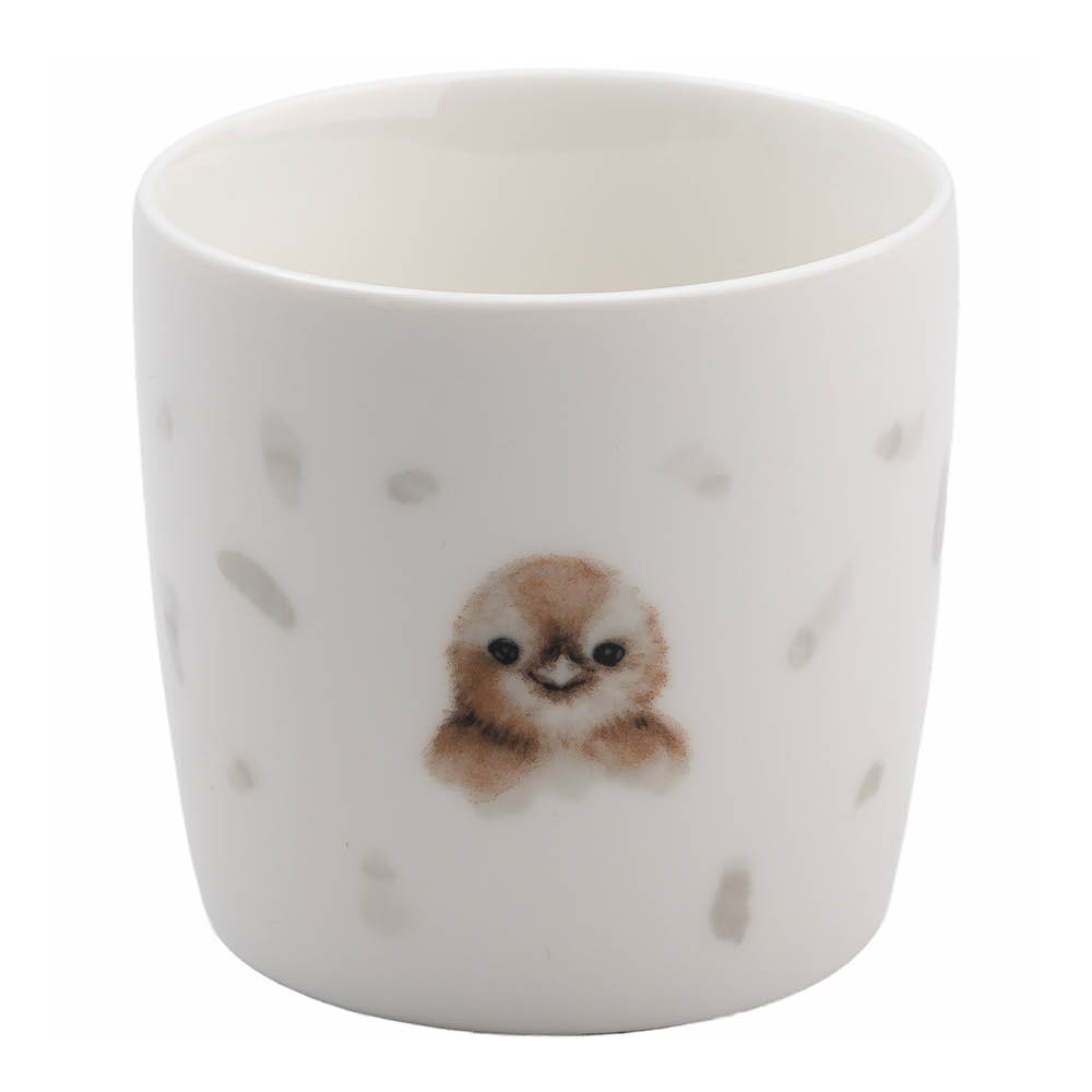 Sögne Home Barnmugg Kyckling 25 cl vit