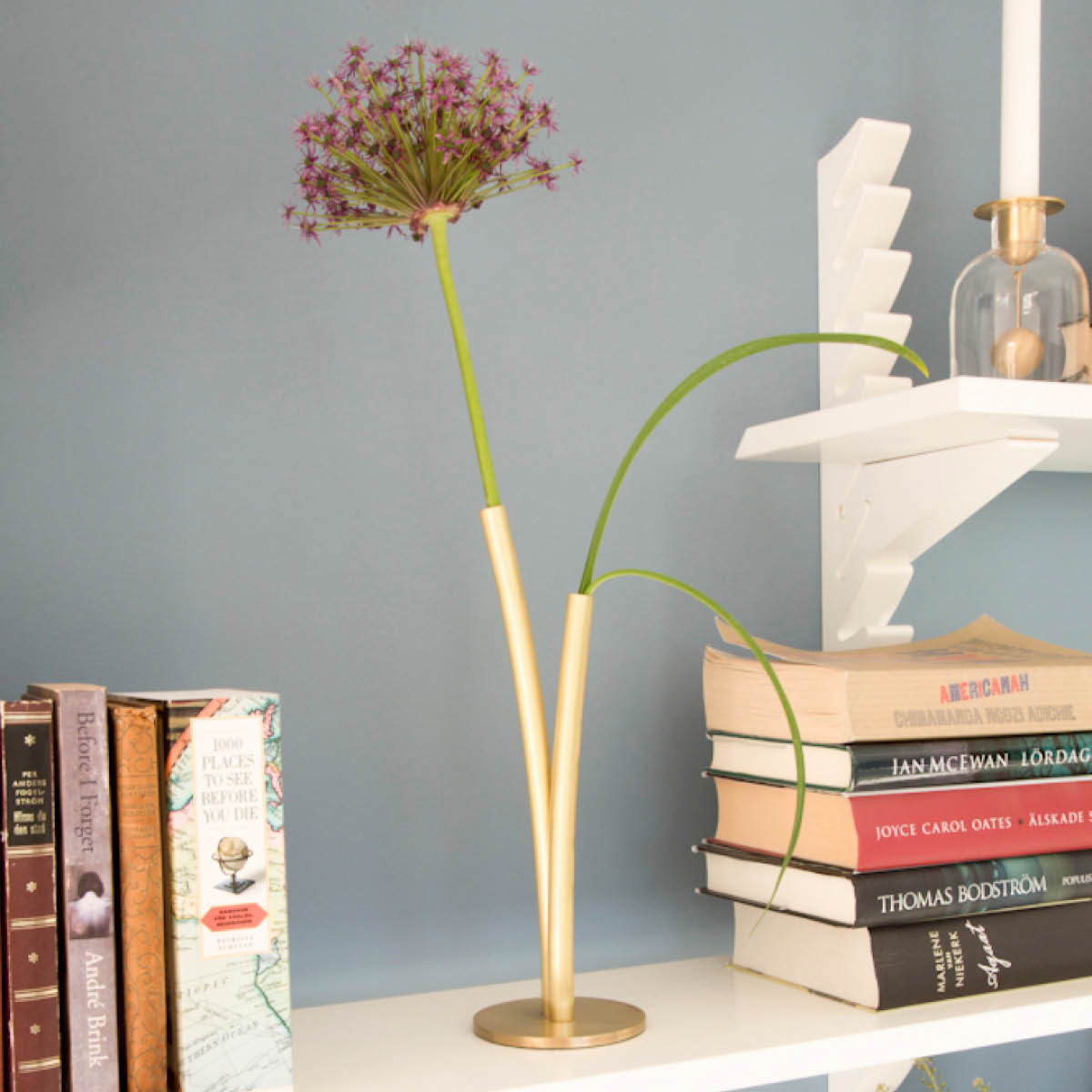 Klong Skott vase 2-delt liten messing