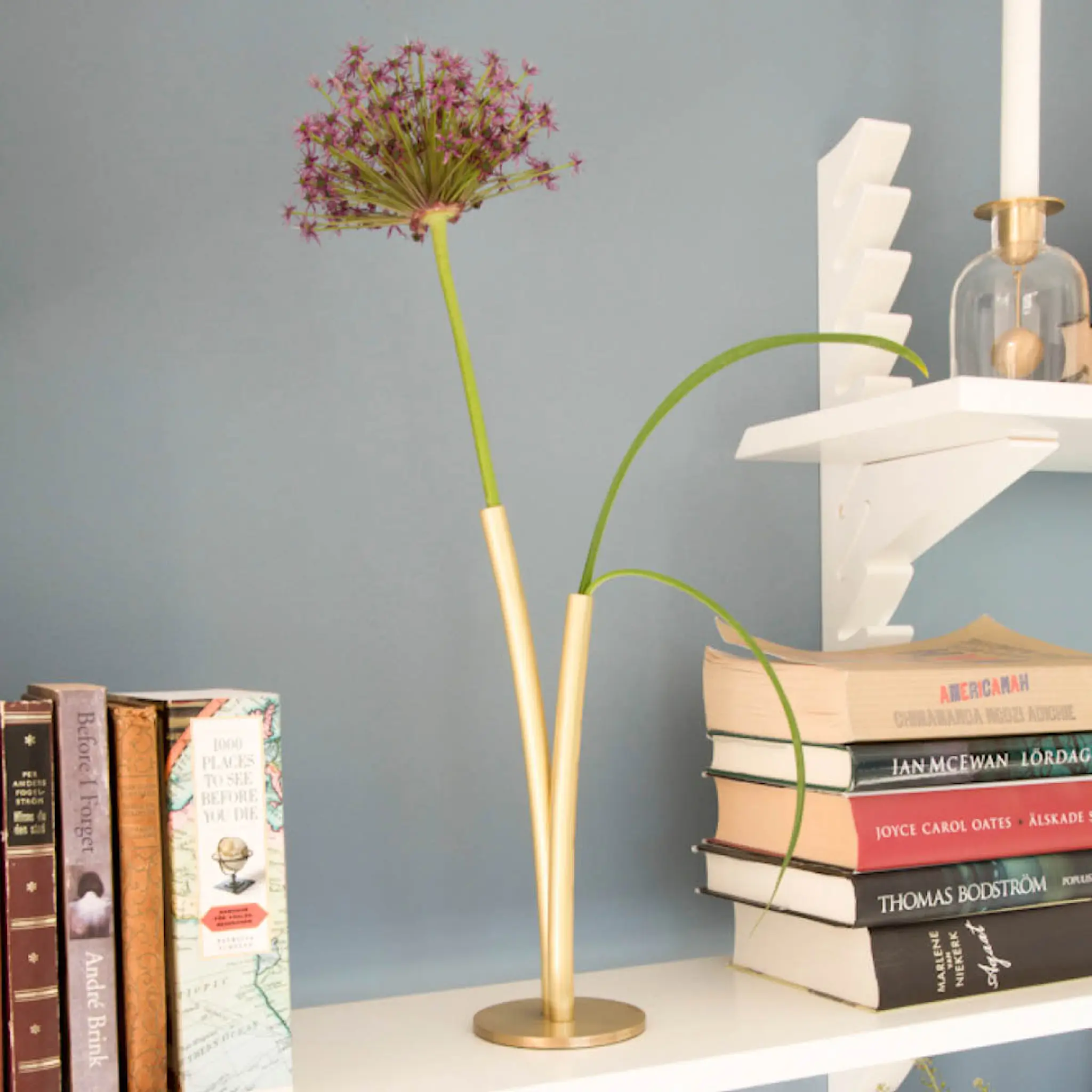 Klong Skott Vas 2 delar liten Mässing