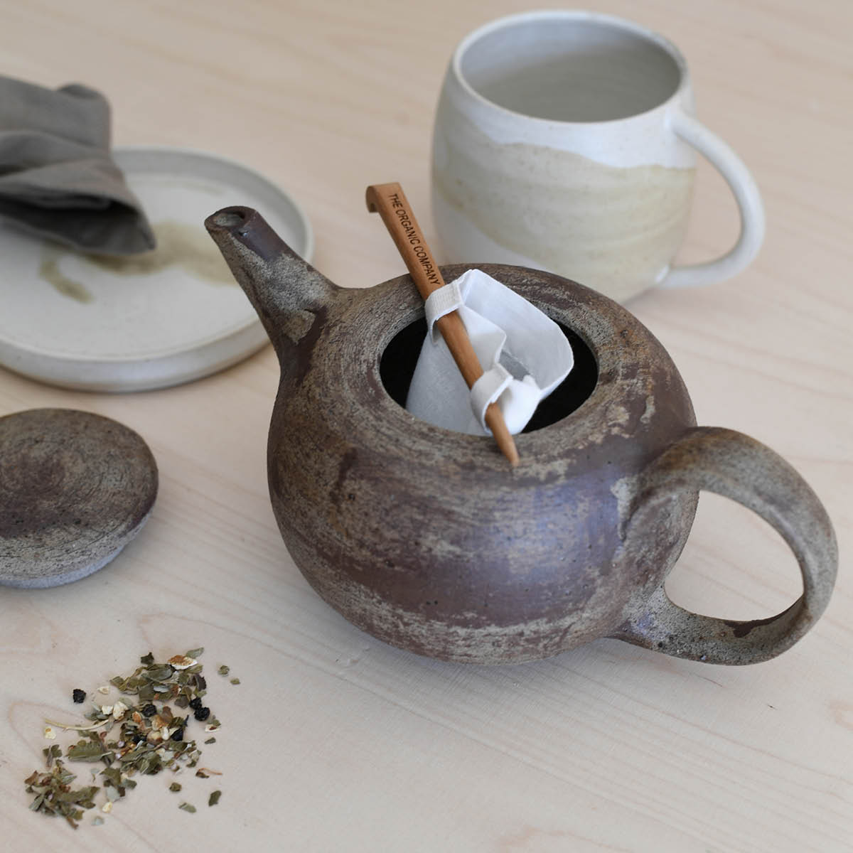 The Organic Company Tepåsar 3-pack återanvändbar