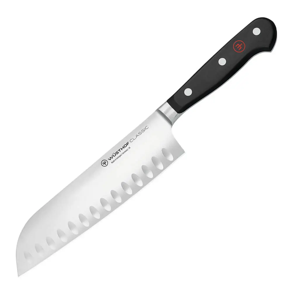 Classic Santoku-veitsi 17 cm ovaalihiottu