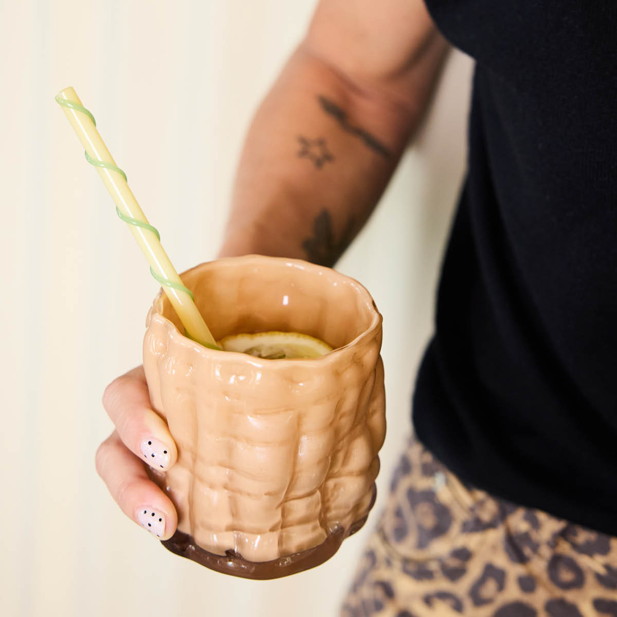 ByOn Laranne lyslykt S 10 cm Fersken