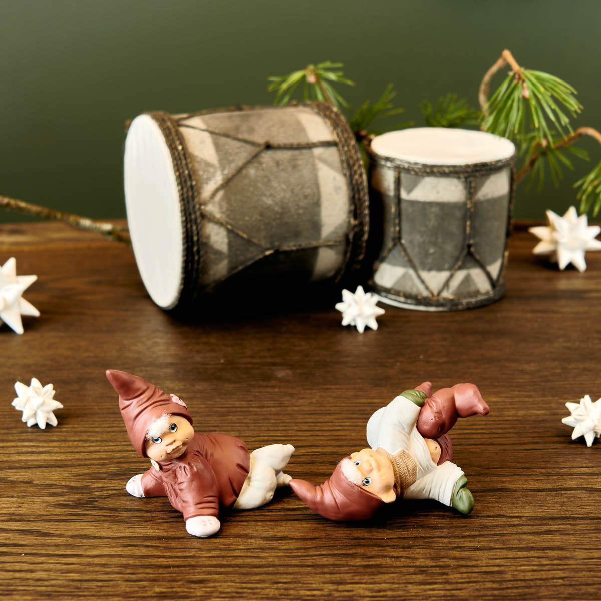 Klarborg Tomtarna Marvin & Melanie 6,6 cm