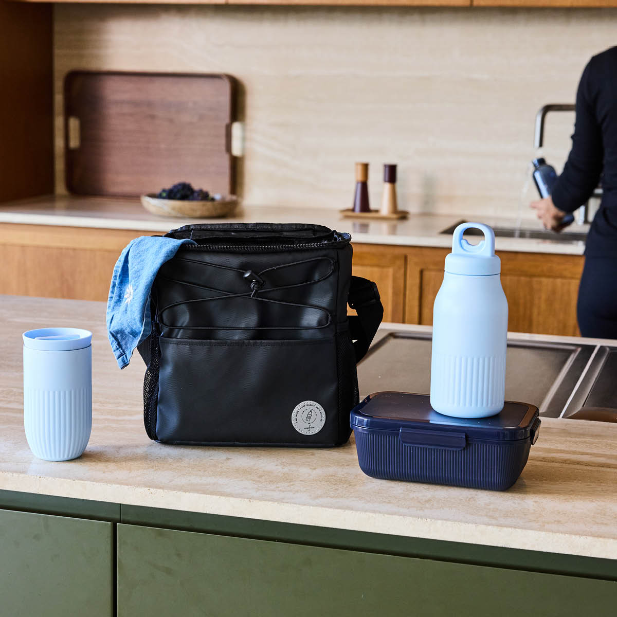 Sagaform Truls termosflaska 60 cl ljusblå