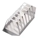 Toastställ 6 skivor rostfri