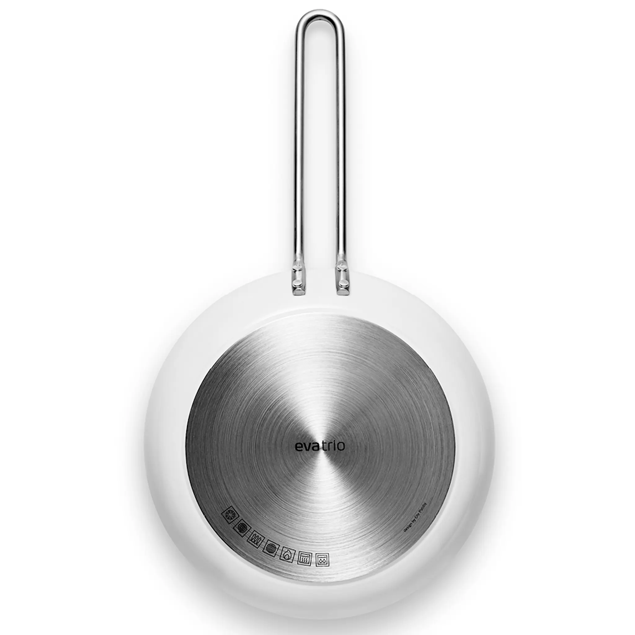 Eva Trio White Line stekpanna 24 cm keramisk Slip-Let® beläggning